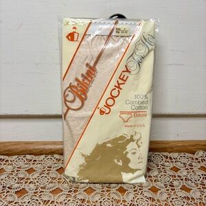 Vintage 80s Jockey Cotton Women’s Bikini Underwear New in Package Size 4